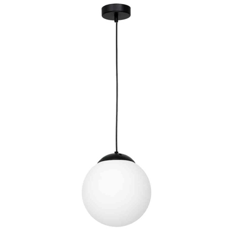 Lampa wisząca LIMA - zwis 1xE27 czarna 25 cm Milagro