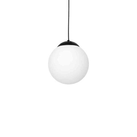 Lampa wisząca LIMA - zwis 1xE27 czarna 25 cm Milagro