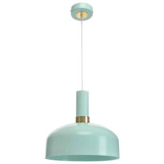 Lampa wisząca MALMO - zwis 1xE27 miętowa 30 cm Milagro