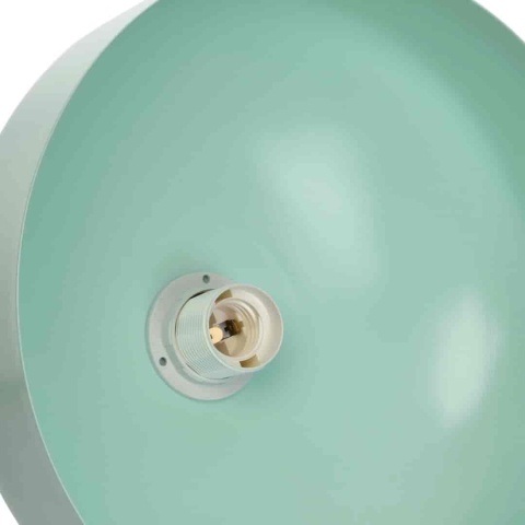 Lampa wisząca MALMO - zwis 1xE27 miętowa 30 cm Milagro