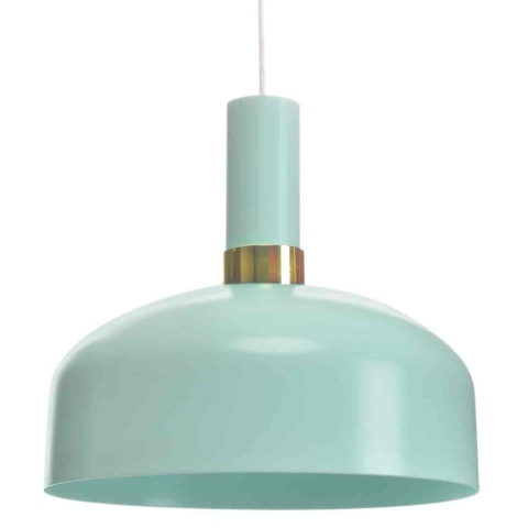Lampa wisząca MALMO - zwis 1xE27 miętowa 30 cm Milagro