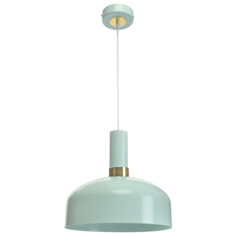 Lampa wisząca MALMO - zwis 1xE27 miętowa 30 cm Milagro