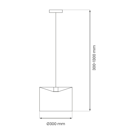 Lampa wisząca MORGAN - zwis 1xE27 czarno-złota 30 cm Milagro