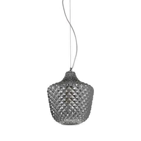 Lampa wisząca ORLANDO - zwis 1xE27 chromowana 26 cm Milagro ML5549