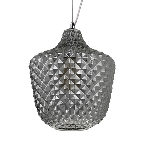 Lampa wisząca ORLANDO - zwis 1xE27 chromowana 26 cm Milagro ML5549