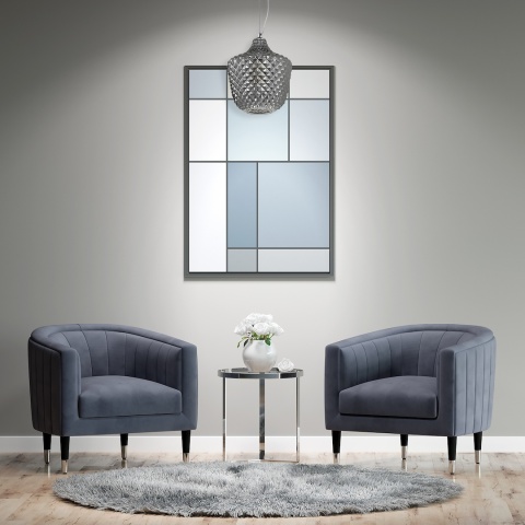 Lampa wisząca ORLANDO - zwis 1xE27 chromowana 26 cm Milagro ML5549