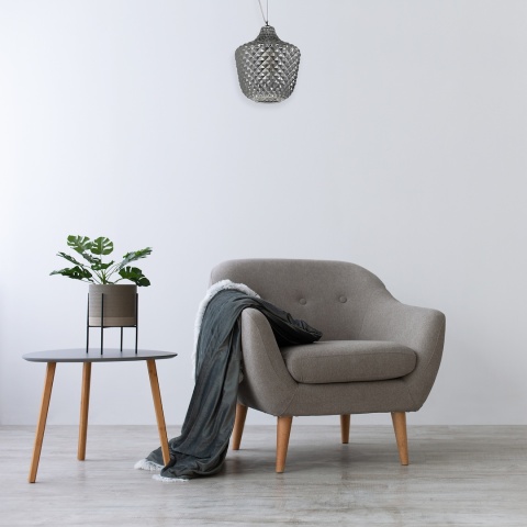 Lampa wisząca ORLANDO - zwis 1xE27 chromowana 26 cm Milagro ML5549