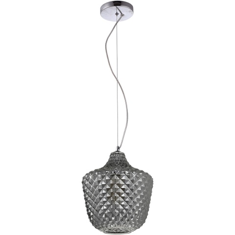 Lampa wisząca ORLANDO - zwis 1xE27 chromowana 26 cm Milagro ML5549
