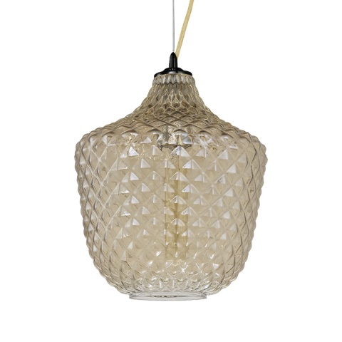 Lampa wisząca ORLANDO - zwis 1xE27 chromowana 26 cm Milagro ML5550
