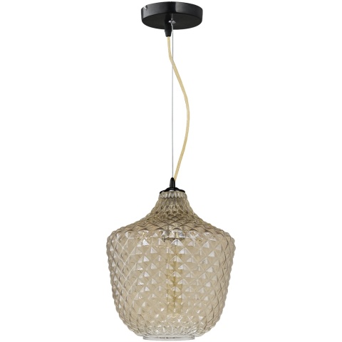 Lampa wisząca ORLANDO - zwis 1xE27 chromowana 26 cm Milagro ML5550