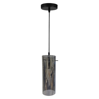 Lampa wisząca PADOVA - zwis 1xE27 czarna 10 cm Milagro