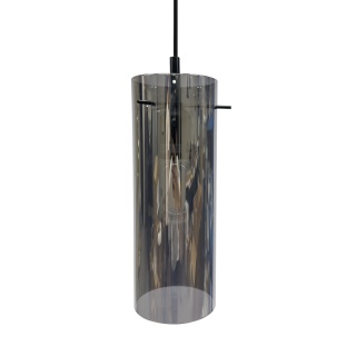Lampa wisząca PADOVA - zwis 1xE27 czarna 10 cm Milagro