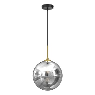 Lampa wisząca REFLEX - zwis 1xE27 czarna 25 cm Milagro