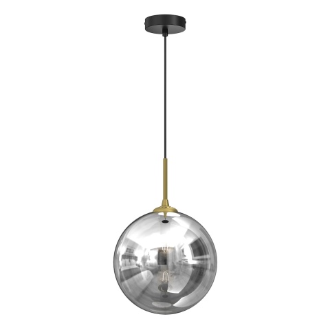 Lampa wisząca REFLEX - zwis 1xE27 czarna 25 cm Milagro