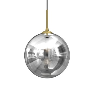 Lampa wisząca REFLEX - zwis 1xE27 czarna 25 cm Milagro