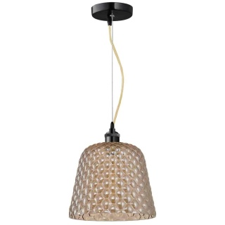 Lampa wisząca RIO - zwis 1xE27 chromowana 25 cm Milagro