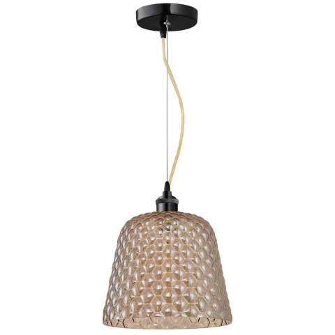 Lampa wisząca RIO - zwis 1xE27 chromowana 25 cm Milagro