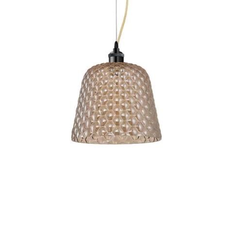 Lampa wisząca RIO - zwis 1xE27 chromowana 25 cm Milagro