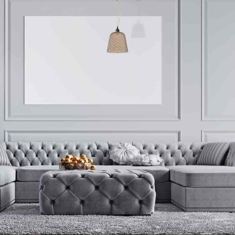Lampa wisząca RIO - zwis 1xE27 chromowana 25 cm Milagro