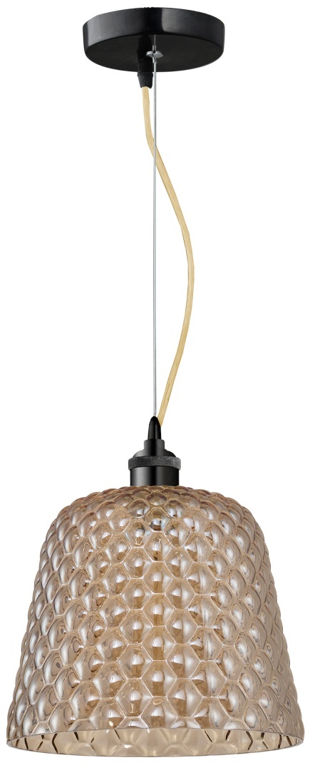 Lampa wisząca RIO - zwis 1xE27 chromowana 25 cm Milagro