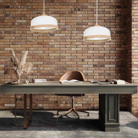 Lampa wisząca STUDIO - zwis 1xE27 biała 32 cm Milagro