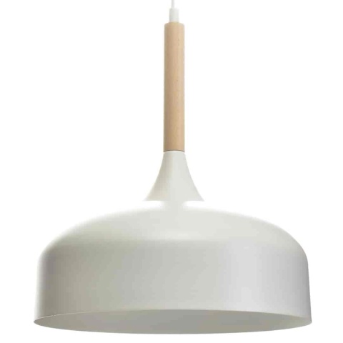 Lampa wisząca TAYLOR - zwis 1xE27 biała 30 cm Milagro