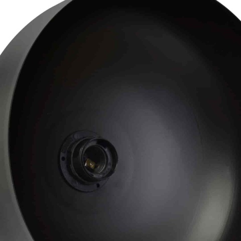 Lampa wisząca TAYLOR - zwis 1xE27 czarna 30 cm Milagro