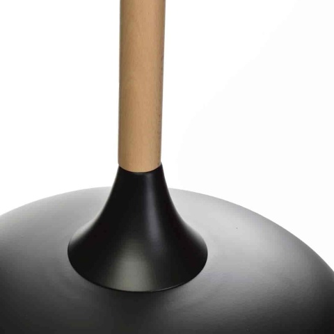 Lampa wisząca TAYLOR - zwis 1xE27 czarna 30 cm Milagro