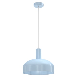 Lampa wisząca VISBY BŁĘKITNY - zwis 1xE27 błękitna 30 cm Milagro