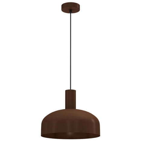 Lampa wisząca VISBY CZEKOLADOWY - zwis 1xE27 czekoladowa 30 cm Milagro