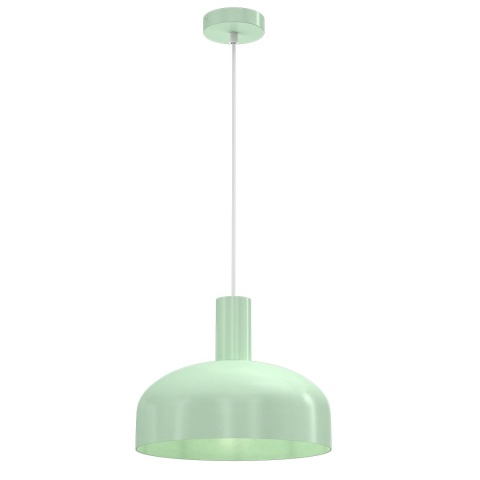 Lampa wisząca VISBY - zwis 1xE27 miętowa 30 cm Milagro