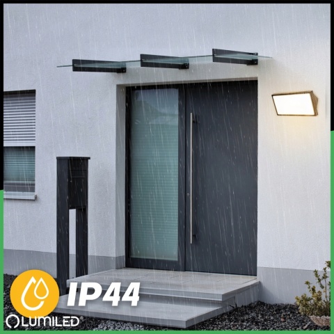 Lampa ogrodowa kinkiet elewacyjny LED CCT 20W 1600lm IP44 MAVIS Lumiled