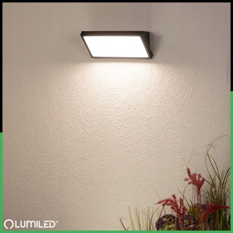 Lampa ogrodowa kinkiet elewacyjny LED CCT 20W 1600lm IP44 MAVIS Lumiled