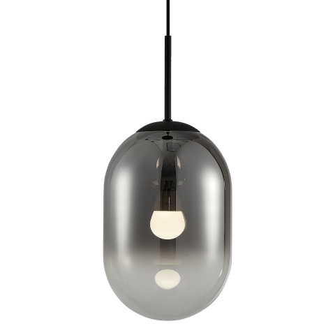 Lampa wisząca ALIAS - zwis 1xE14 czarna 18 cm Milagro
