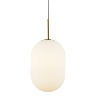 Lampa wisząca ALIAS - zwis 1xE14 złota 24 cm Milagro