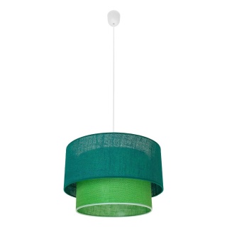 Lampa wisząca BUENO - zwis 1xE27 ciemnozielono-oliwkowa 35 cm Milagro