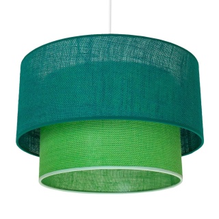 Lampa wisząca BUENO - zwis 1xE27 ciemnozielono-oliwkowa 35 cm Milagro