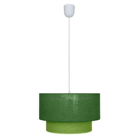 Lampa wisząca BUENO - zwis 1xE27 ciemnozielono-oliwkowa 35 cm Milagro
