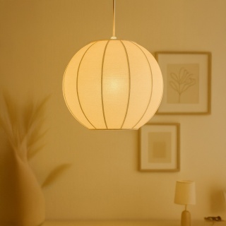 Lampa wisząca Dana - zwis 1xE27 biała 25 cm Milagro