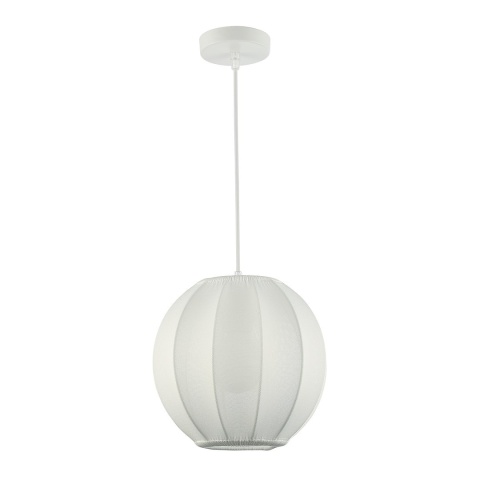 Lampa wisząca Dana - zwis 1xE27 biała 25 cm Milagro