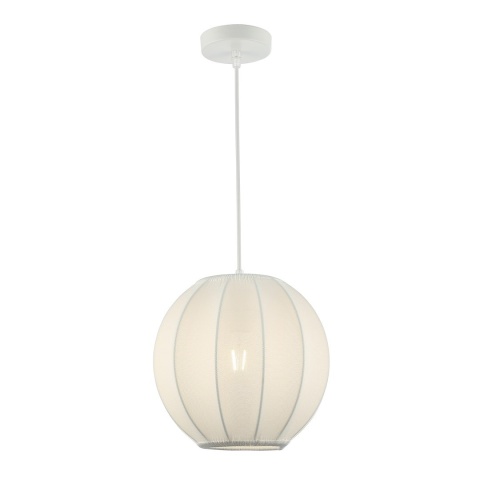 Lampa wisząca Dana - zwis 1xE27 biała 25 cm Milagro