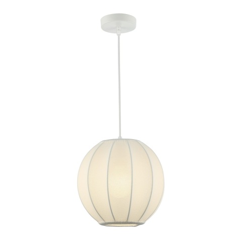 Lampa wisząca Dana - zwis 1xE27 biała 25 cm Milagro