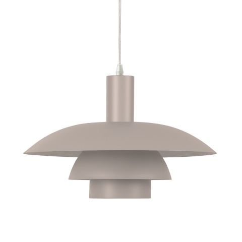 Lampa wisząca FERRO Cashmere - zwis 1xE27 kaszmirowa 38 cm Milagro