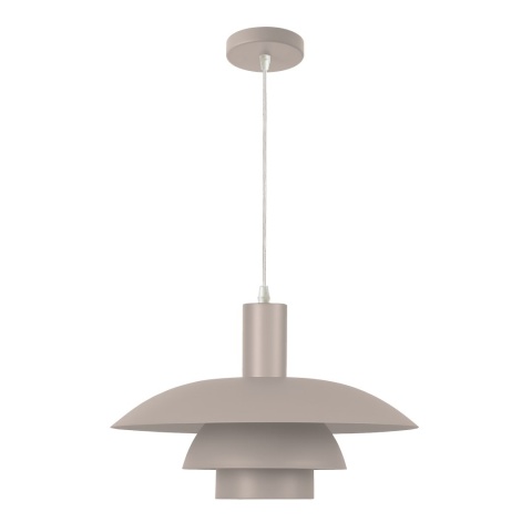 Lampa wisząca FERRO Cashmere - zwis 1xE27 kaszmirowa 38 cm Milagro