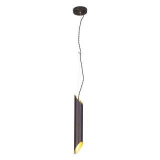 Lampa wisząca LIBRA - zwis 1xE14 czarno-złota Milagro