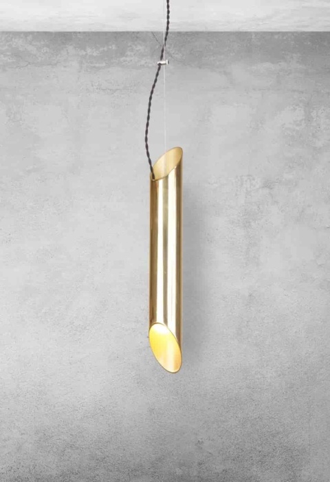 Lampa wisząca LIBRA - zwis 1xE14 złota Milagro