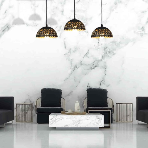 Lampa wisząca LISA - zwis 3xE27 czarna 70 cm Milagro