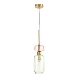 Lampa wisząca MOLLY - zwis 1xE14 zielona 12 cm Milagro