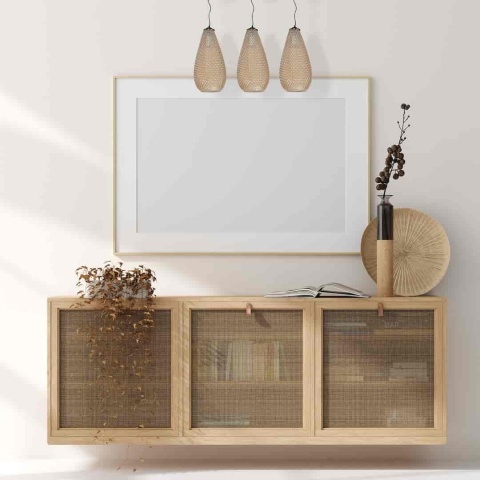 Lampa wisząca PETRA - zwis 3xE27 bursztynowa 65 cm Milagro