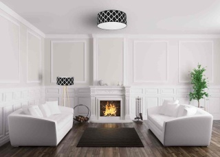 Lampa wisząca PIERRE - zwis 3xE27 czarna 70 cm Milagro